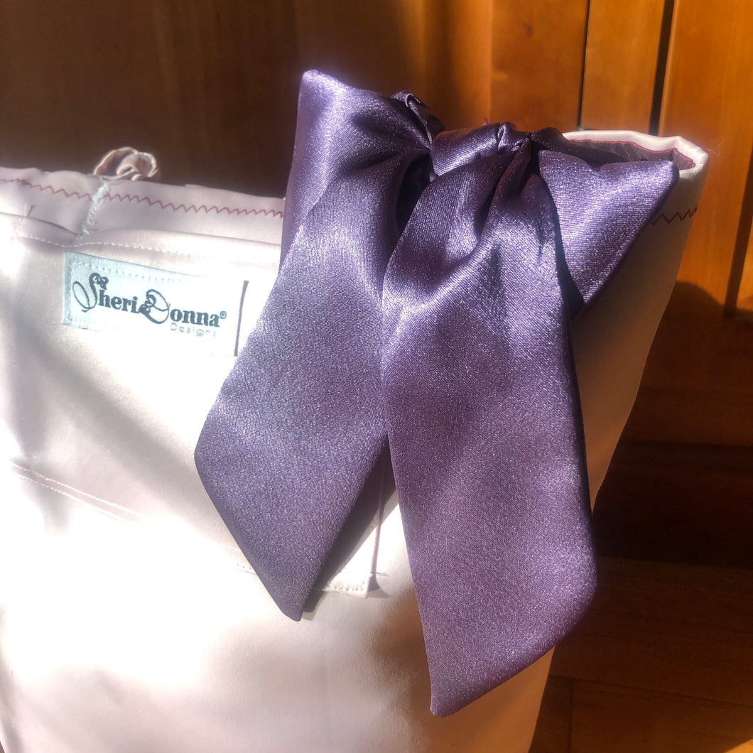 Sheridonna Designs: Premium Handcrafted Reversible Tote Bag with Bow Scrunchie