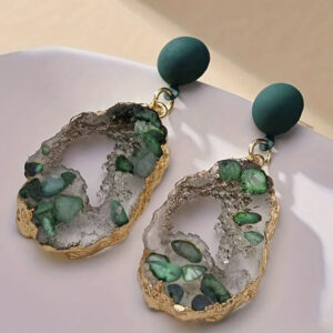 Luxury Irregular Design Styles Dangle Earrings