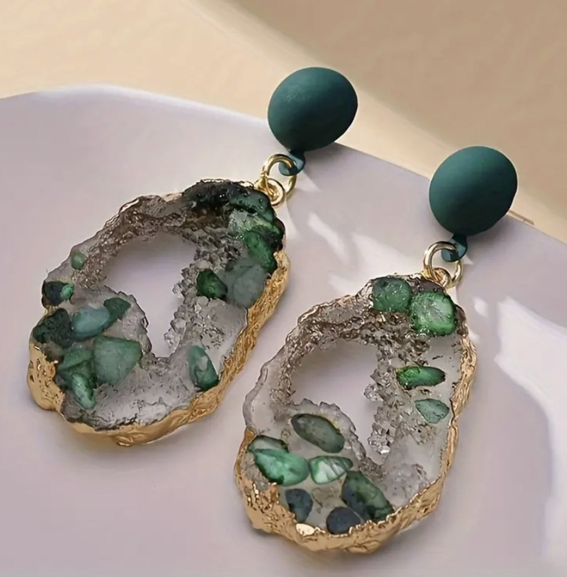 Luxury Irregular Design Styles Dangle Earrings