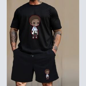 Joey Men’s Cartoon Print Loungewear Set