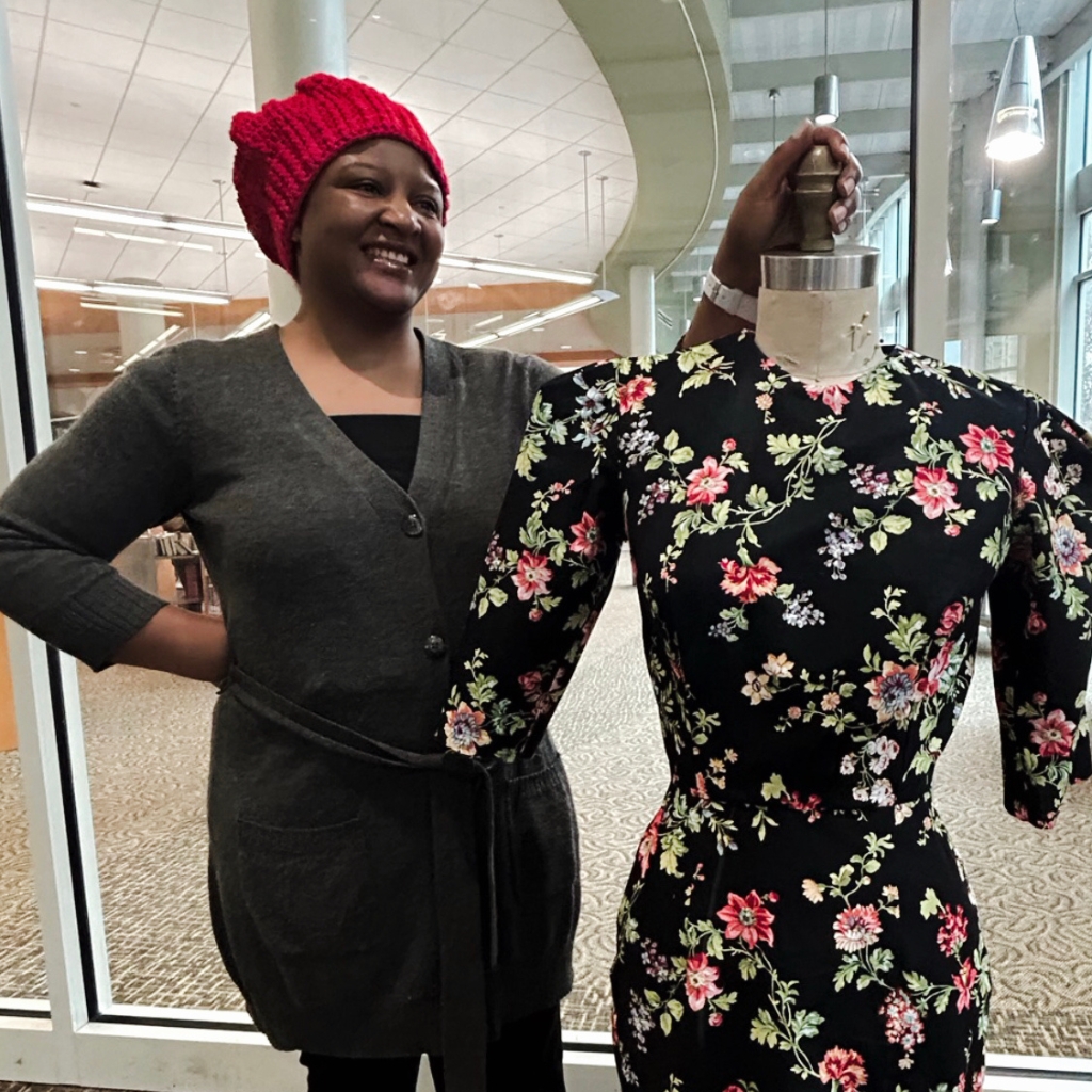 UFI Student Franka showing off finish_ garment