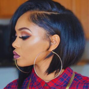 Chic Asymmetrical Sew-In Bob_photo
