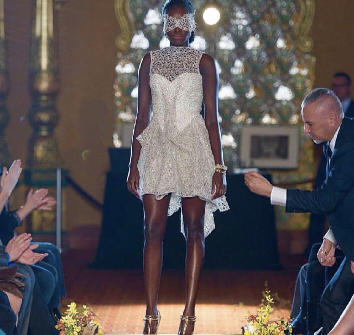 Sheridonna Designs Champagne on ice gown